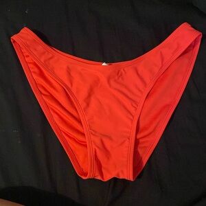 Red swim bottom